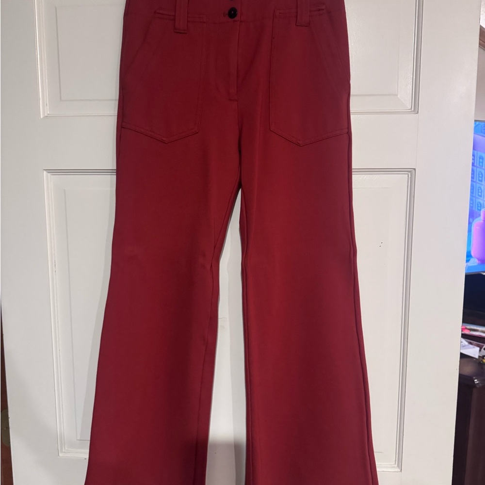 Anthropologie Maeve High Rise Wide Leg Trousers size 4